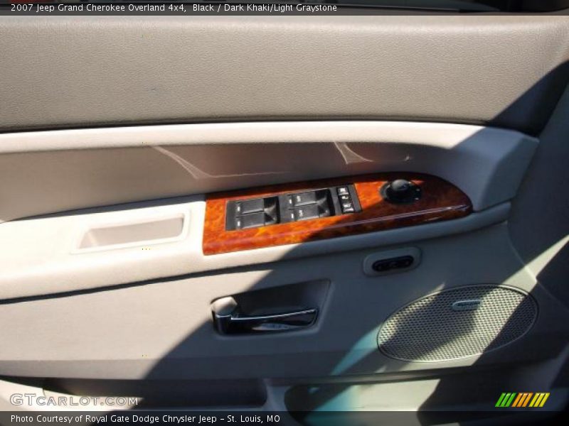 Black / Dark Khaki/Light Graystone 2007 Jeep Grand Cherokee Overland 4x4