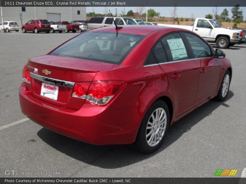 Crystal Red Metallic Tintcoat / Jet Black 2011 Chevrolet Cruze ECO