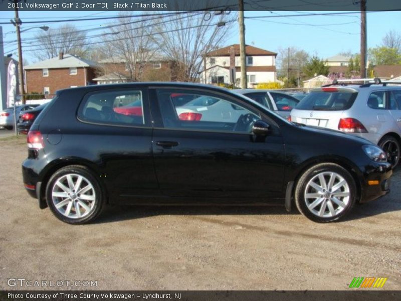 Black / Titan Black 2011 Volkswagen Golf 2 Door TDI