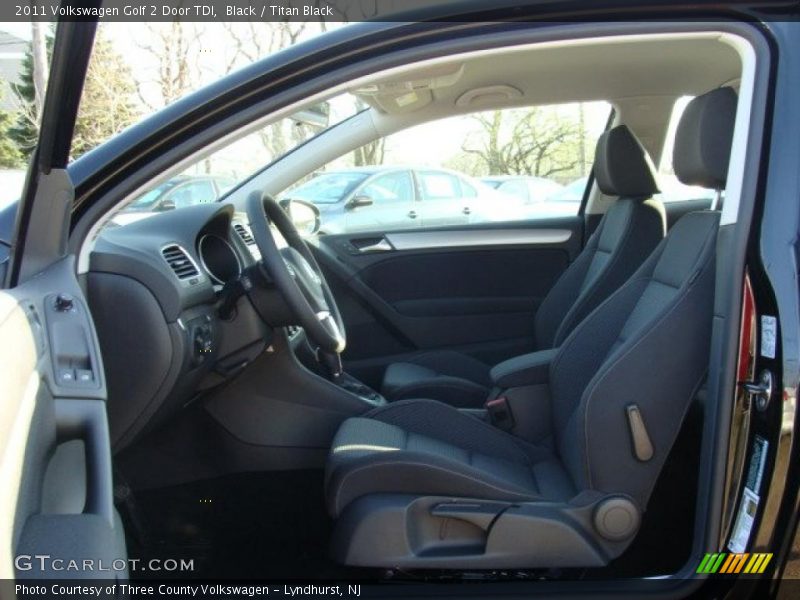 Black / Titan Black 2011 Volkswagen Golf 2 Door TDI