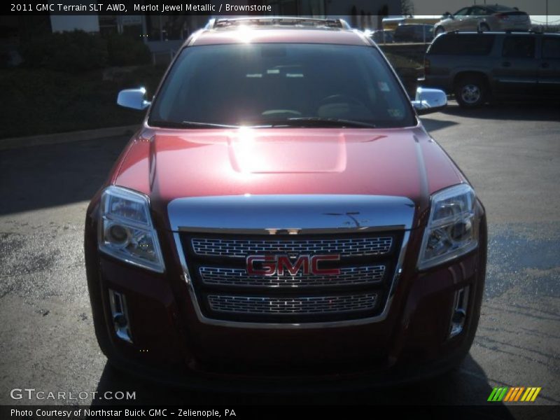 Merlot Jewel Metallic / Brownstone 2011 GMC Terrain SLT AWD