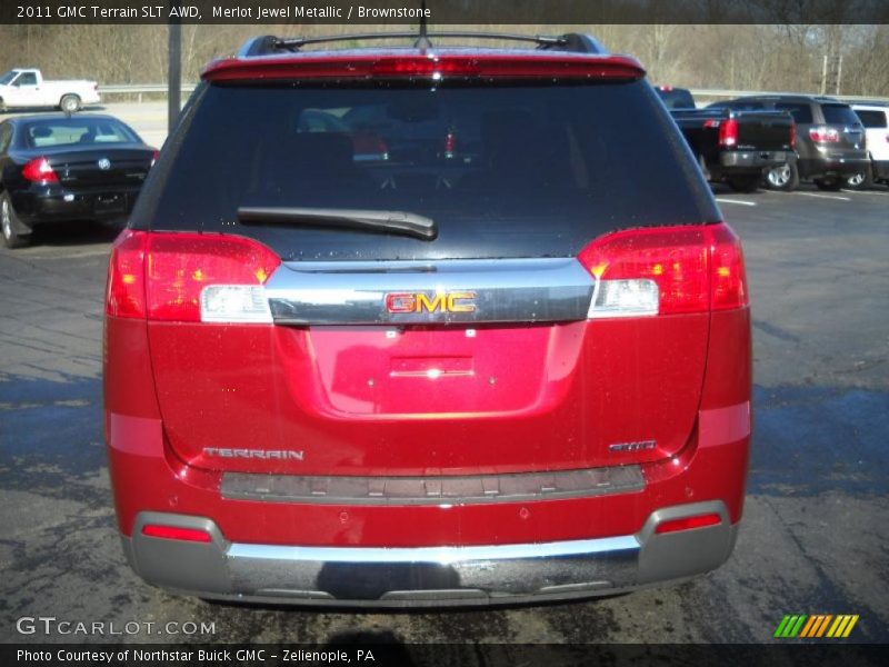 Merlot Jewel Metallic / Brownstone 2011 GMC Terrain SLT AWD
