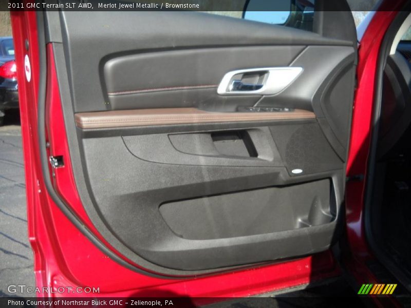 Merlot Jewel Metallic / Brownstone 2011 GMC Terrain SLT AWD