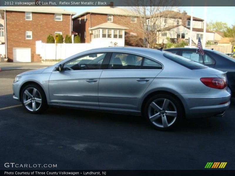 Reflex Silver Metallic / Black 2012 Volkswagen CC Lux Plus