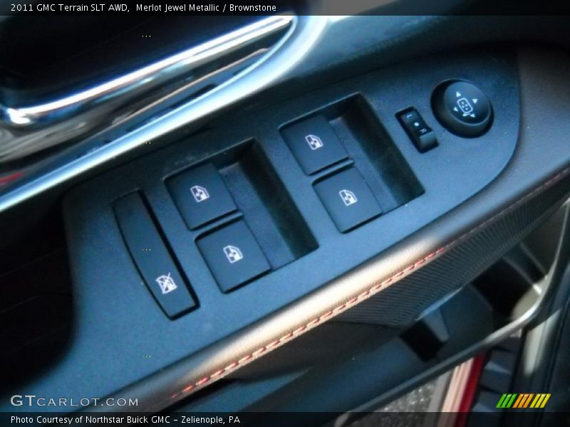 Merlot Jewel Metallic / Brownstone 2011 GMC Terrain SLT AWD