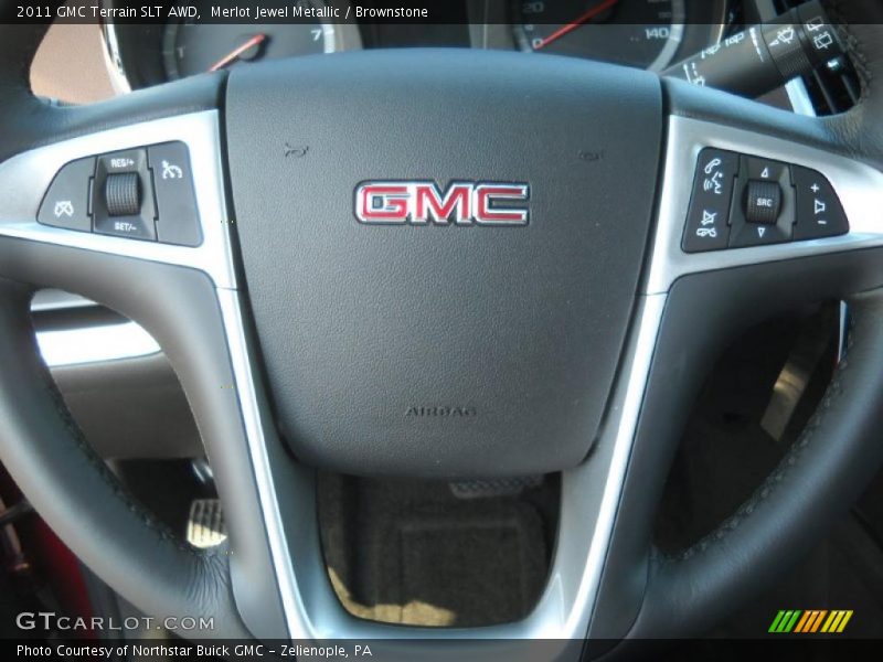 Merlot Jewel Metallic / Brownstone 2011 GMC Terrain SLT AWD