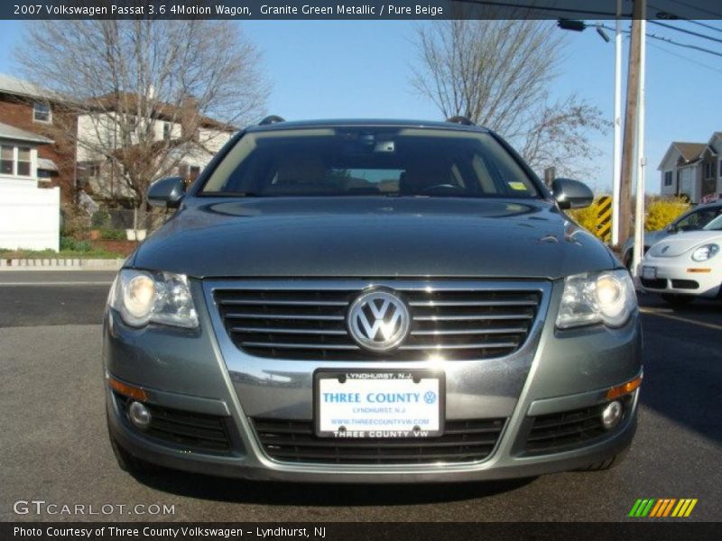 Granite Green Metallic / Pure Beige 2007 Volkswagen Passat 3.6 4Motion Wagon