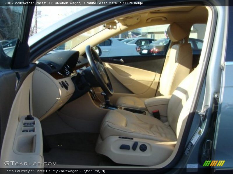 Granite Green Metallic / Pure Beige 2007 Volkswagen Passat 3.6 4Motion Wagon