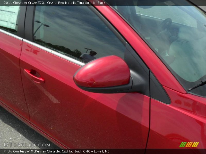 Crystal Red Metallic Tintcoat / Jet Black 2011 Chevrolet Cruze ECO