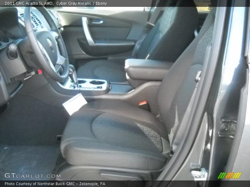 Cyber Gray Metallic / Ebony 2011 GMC Acadia SL AWD