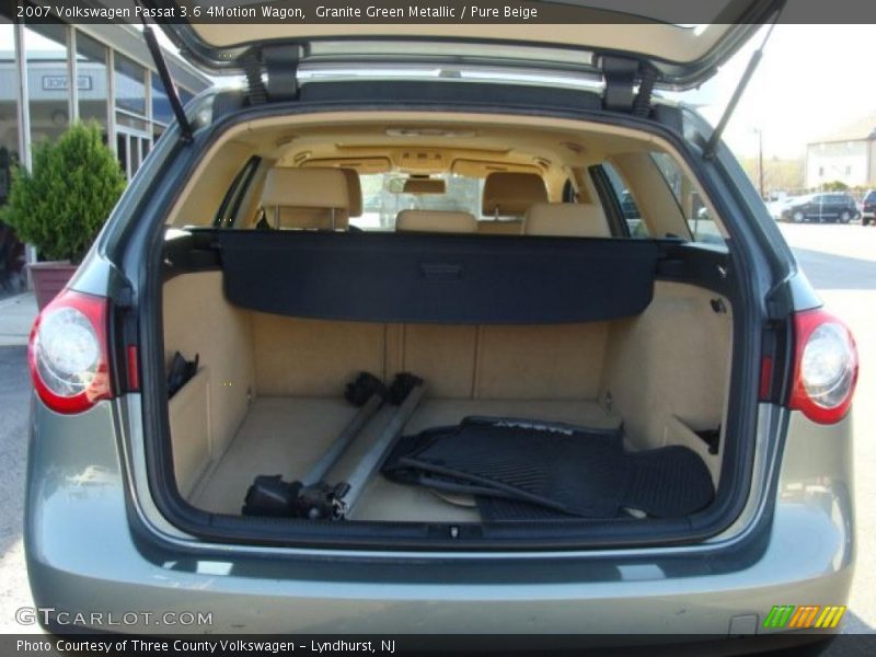 Granite Green Metallic / Pure Beige 2007 Volkswagen Passat 3.6 4Motion Wagon