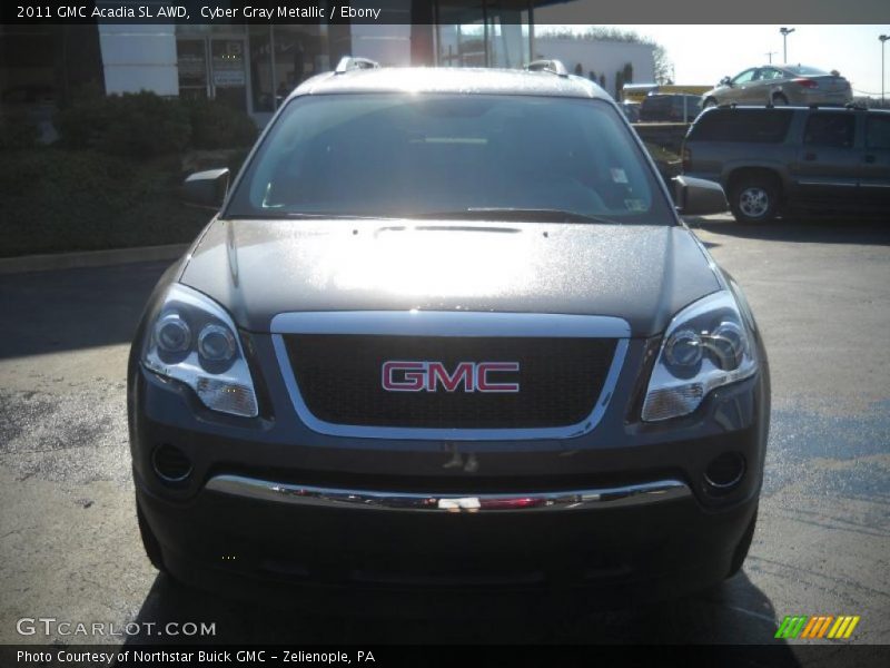 Cyber Gray Metallic / Ebony 2011 GMC Acadia SL AWD