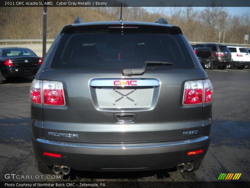 Cyber Gray Metallic / Ebony 2011 GMC Acadia SL AWD