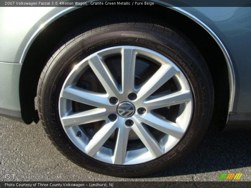 Granite Green Metallic / Pure Beige 2007 Volkswagen Passat 3.6 4Motion Wagon