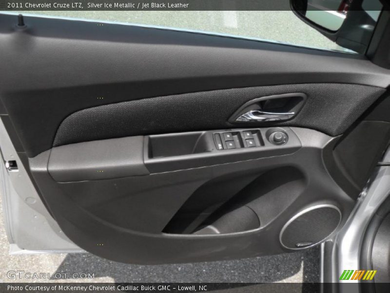 Silver Ice Metallic / Jet Black Leather 2011 Chevrolet Cruze LTZ