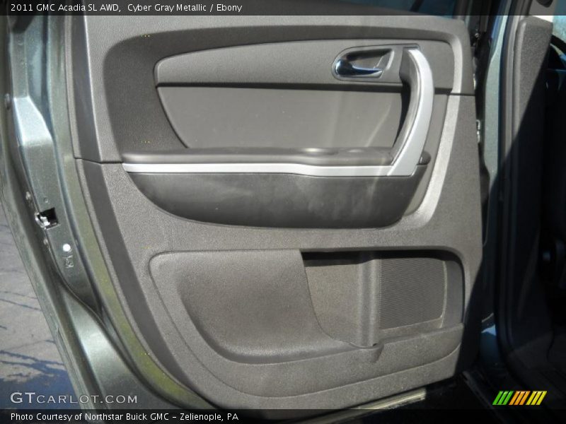 Cyber Gray Metallic / Ebony 2011 GMC Acadia SL AWD