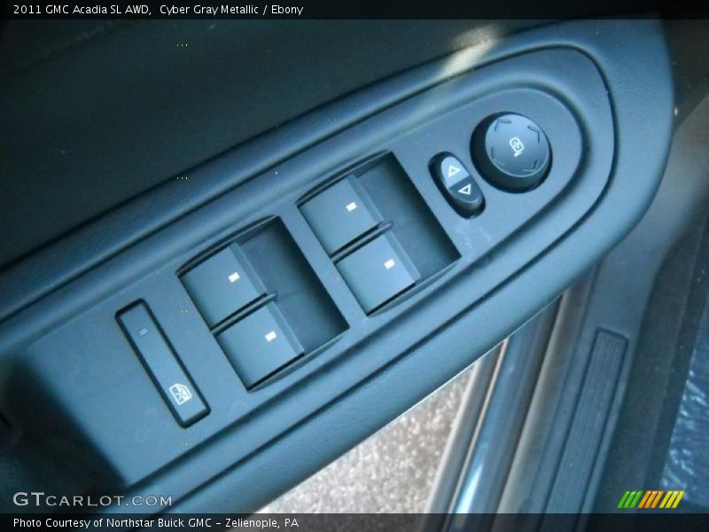 Cyber Gray Metallic / Ebony 2011 GMC Acadia SL AWD