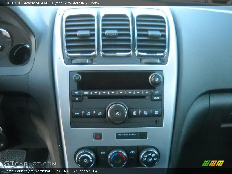 Cyber Gray Metallic / Ebony 2011 GMC Acadia SL AWD