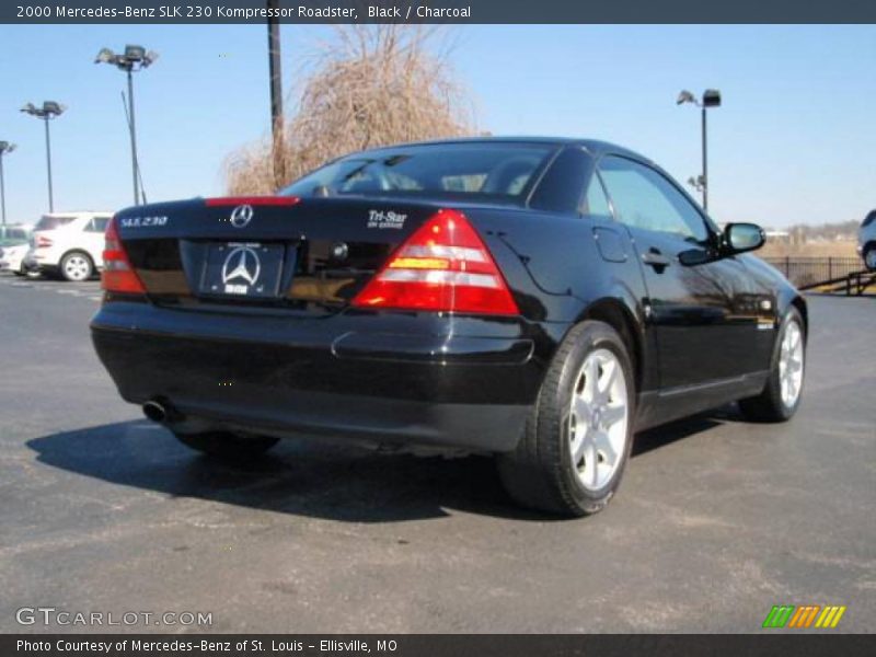 Black / Charcoal 2000 Mercedes-Benz SLK 230 Kompressor Roadster