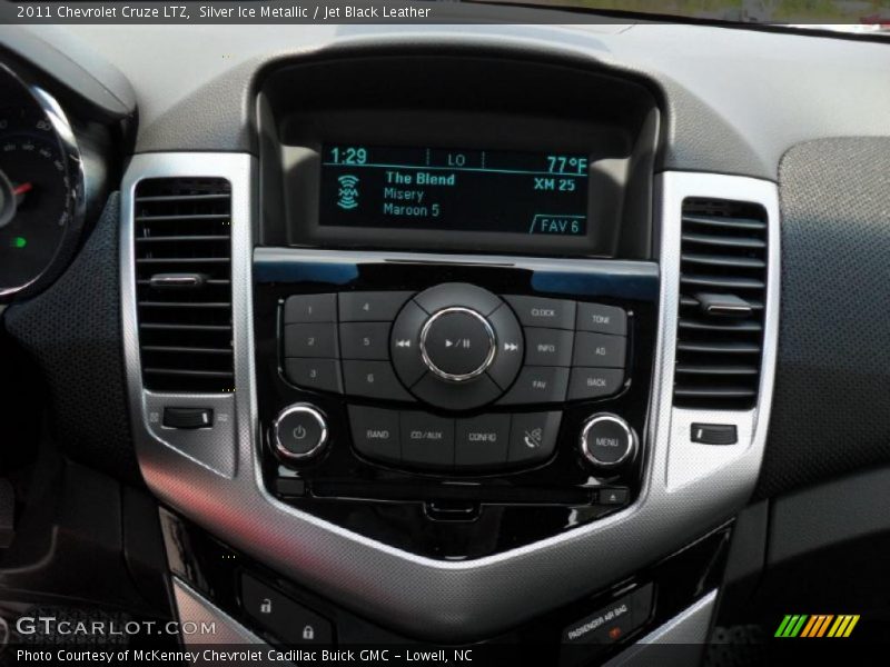 Silver Ice Metallic / Jet Black Leather 2011 Chevrolet Cruze LTZ