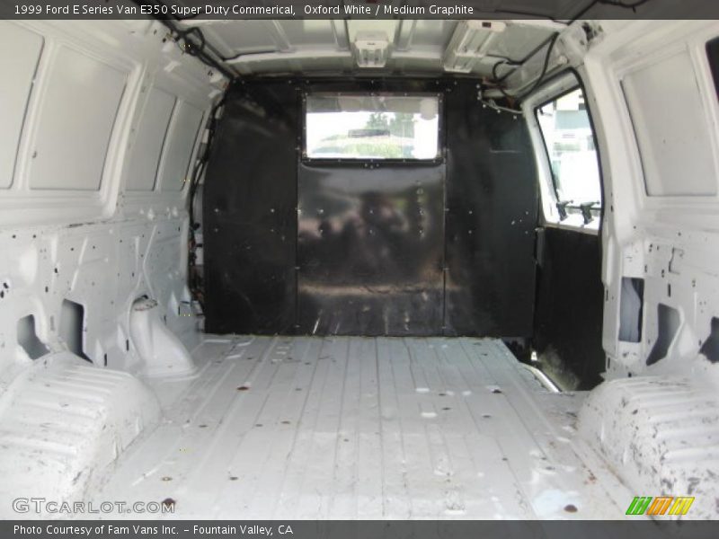 Oxford White / Medium Graphite 1999 Ford E Series Van E350 Super Duty Commerical