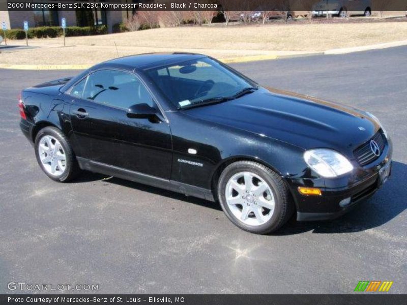 Black / Charcoal 2000 Mercedes-Benz SLK 230 Kompressor Roadster