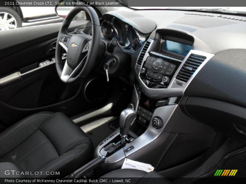 Silver Ice Metallic / Jet Black Leather 2011 Chevrolet Cruze LTZ