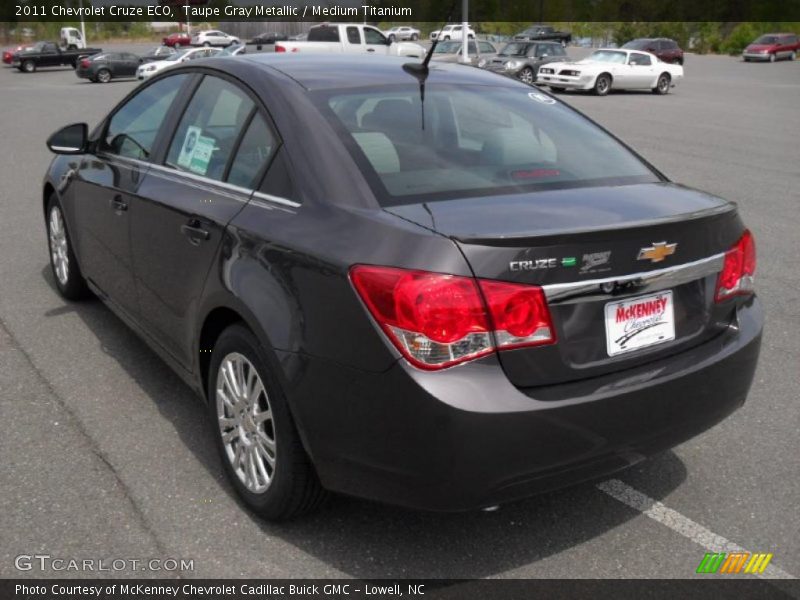 Taupe Gray Metallic / Medium Titanium 2011 Chevrolet Cruze ECO