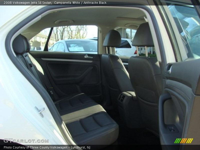 Campanella White / Anthracite Black 2008 Volkswagen Jetta SE Sedan