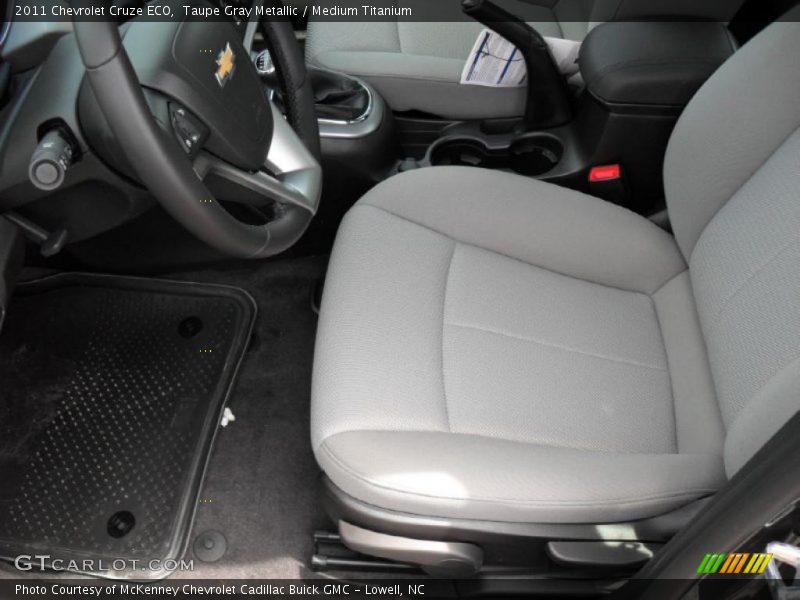Taupe Gray Metallic / Medium Titanium 2011 Chevrolet Cruze ECO