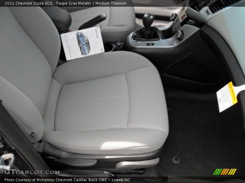 Taupe Gray Metallic / Medium Titanium 2011 Chevrolet Cruze ECO