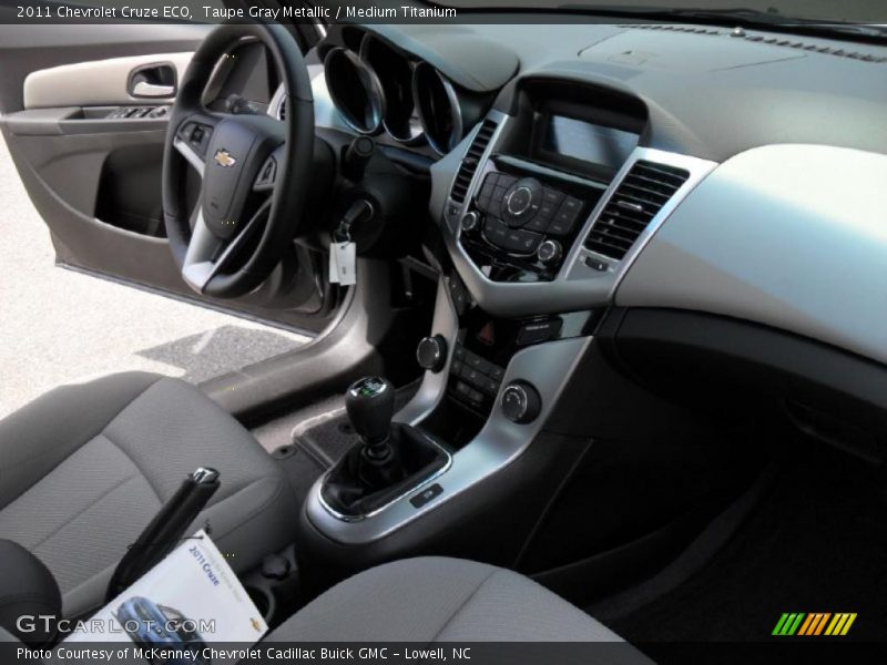 Taupe Gray Metallic / Medium Titanium 2011 Chevrolet Cruze ECO