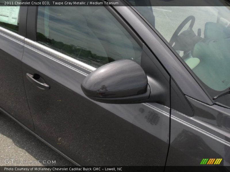 Taupe Gray Metallic / Medium Titanium 2011 Chevrolet Cruze ECO