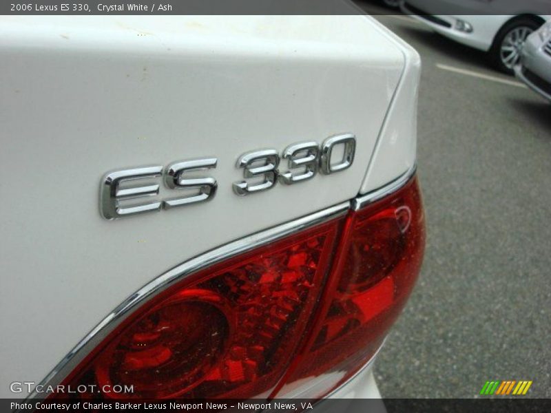 Crystal White / Ash 2006 Lexus ES 330