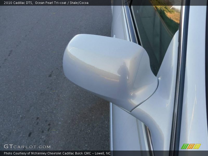 Ocean Pearl Tri-coat / Shale/Cocoa 2010 Cadillac DTS