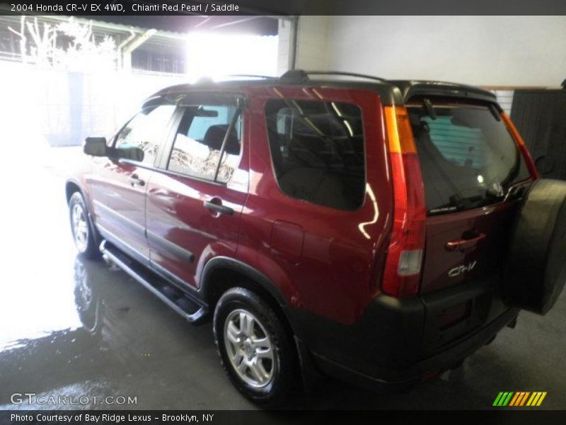 Chianti Red Pearl / Saddle 2004 Honda CR-V EX 4WD