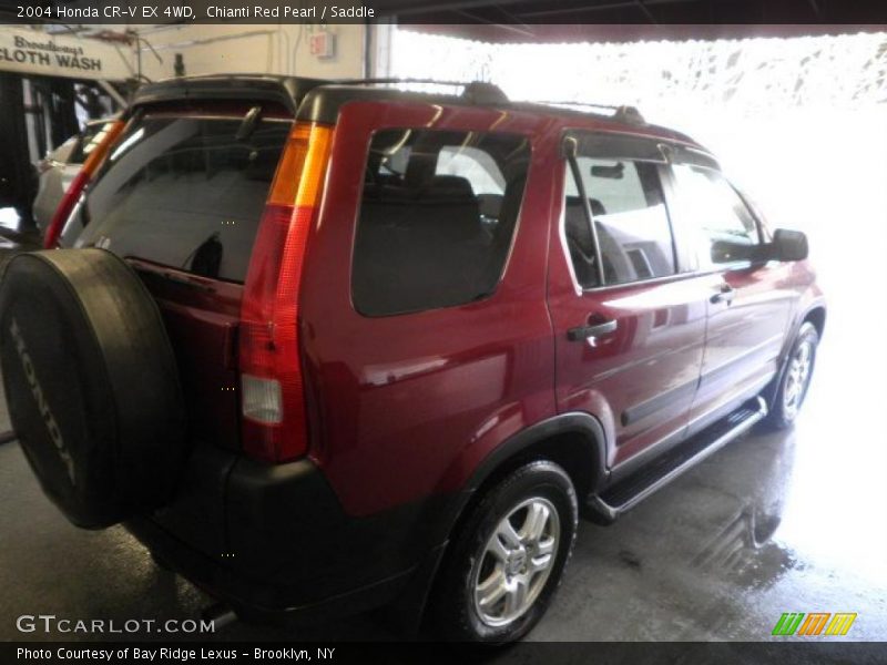 Chianti Red Pearl / Saddle 2004 Honda CR-V EX 4WD