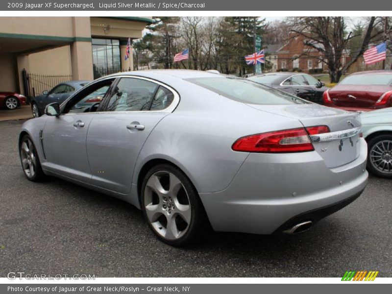 Liquid Silver Metallic / Spice/Charcoal 2009 Jaguar XF Supercharged