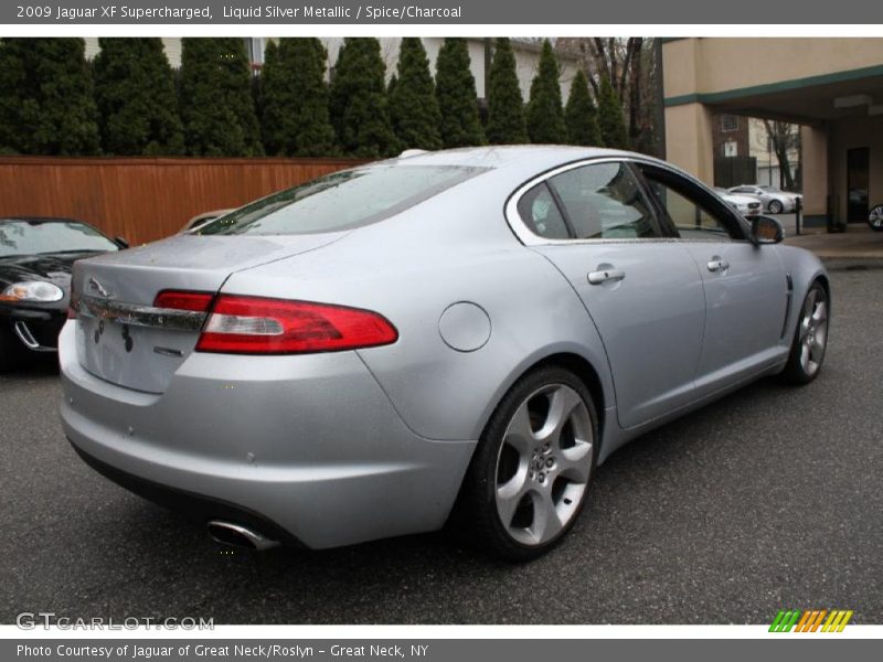 Liquid Silver Metallic / Spice/Charcoal 2009 Jaguar XF Supercharged