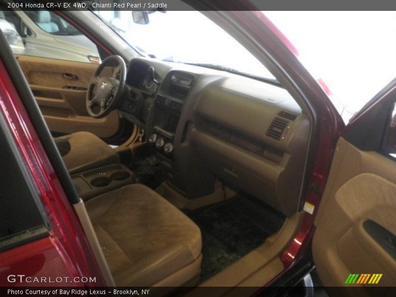 Chianti Red Pearl / Saddle 2004 Honda CR-V EX 4WD