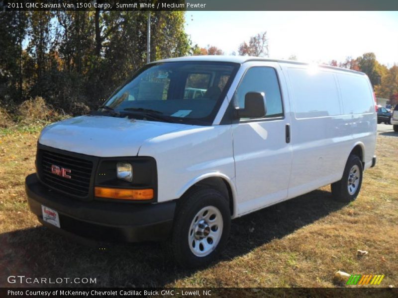 Summit White / Medium Pewter 2011 GMC Savana Van 1500 Cargo