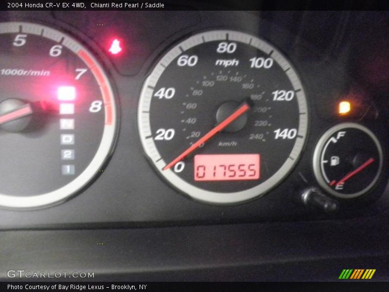 Chianti Red Pearl / Saddle 2004 Honda CR-V EX 4WD