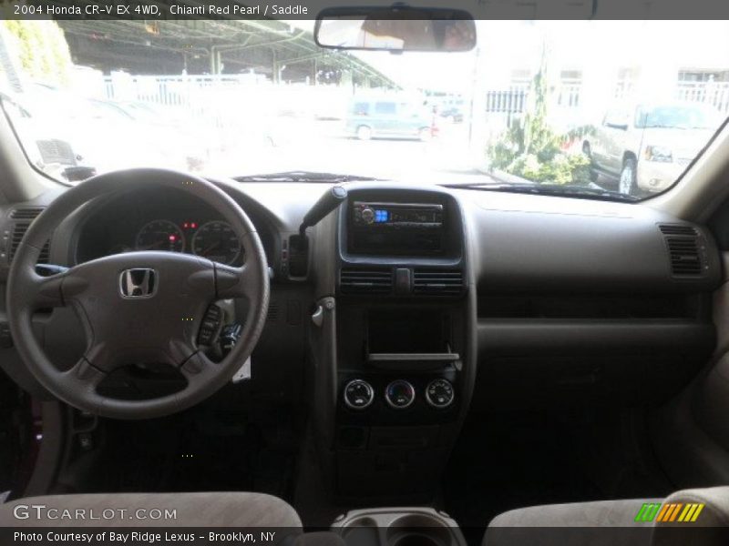 Chianti Red Pearl / Saddle 2004 Honda CR-V EX 4WD