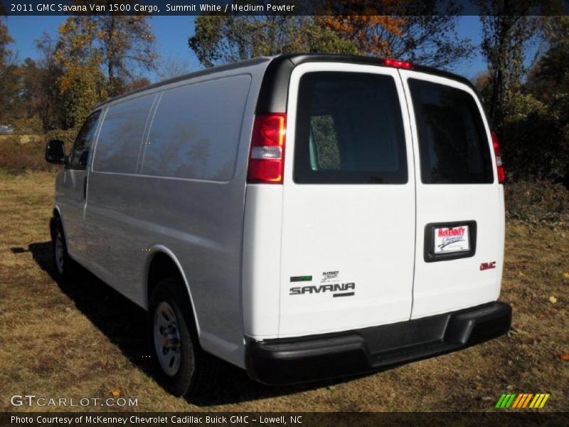 Summit White / Medium Pewter 2011 GMC Savana Van 1500 Cargo