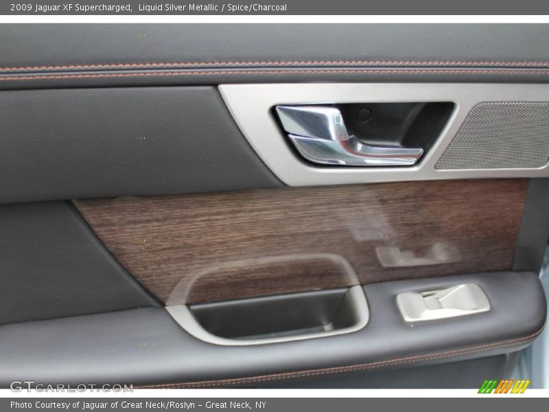 Liquid Silver Metallic / Spice/Charcoal 2009 Jaguar XF Supercharged