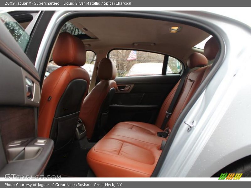 Liquid Silver Metallic / Spice/Charcoal 2009 Jaguar XF Supercharged