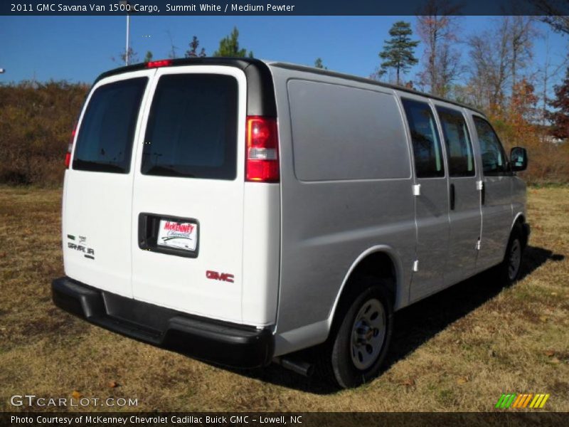 Summit White / Medium Pewter 2011 GMC Savana Van 1500 Cargo