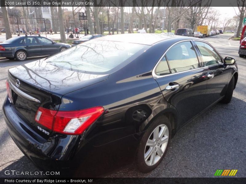 Blue Onyx Pearl / Light Gray 2008 Lexus ES 350