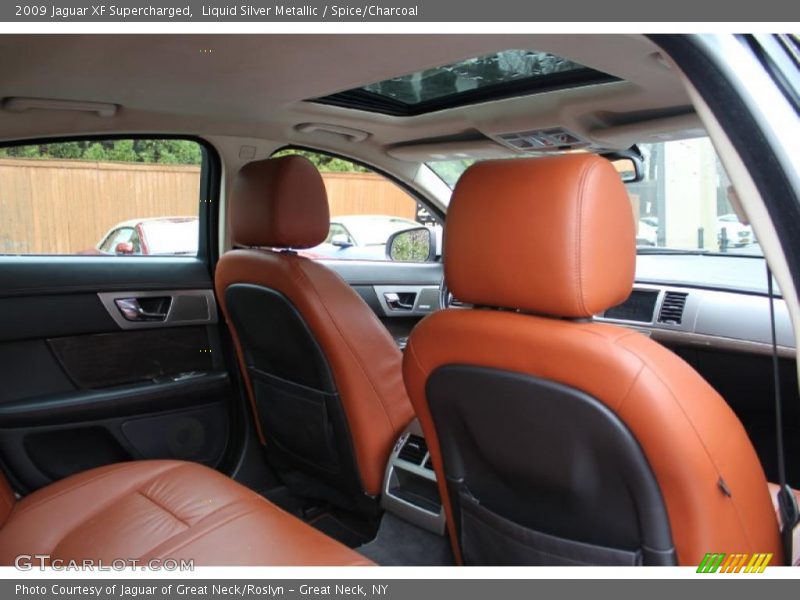 Liquid Silver Metallic / Spice/Charcoal 2009 Jaguar XF Supercharged