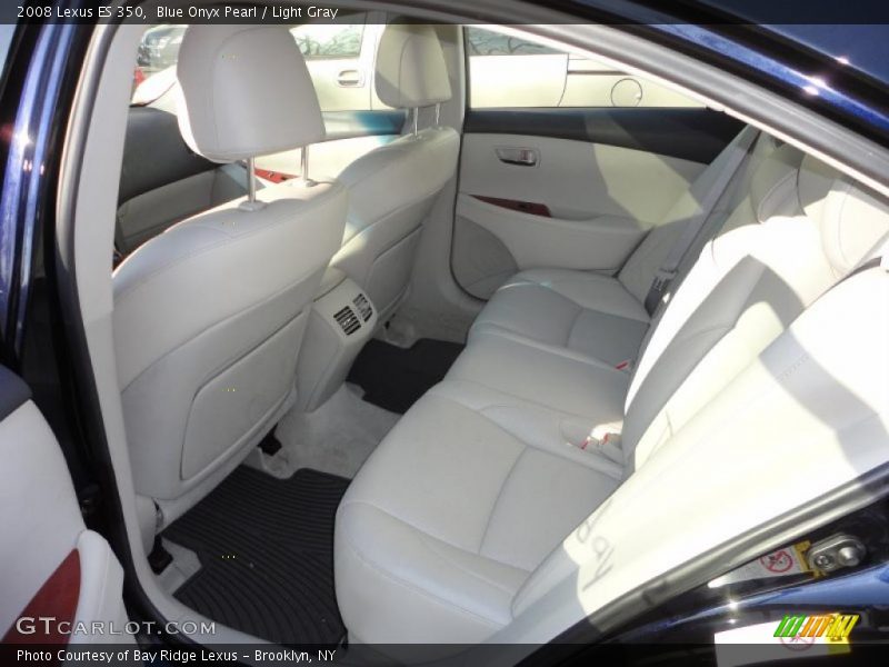 Blue Onyx Pearl / Light Gray 2008 Lexus ES 350